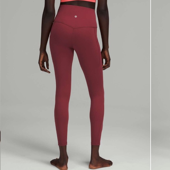 lululemon athletica Pants - Lululemon Align High-Rise Pant with Pockets 25" Mulled Wine Workout Gym-6